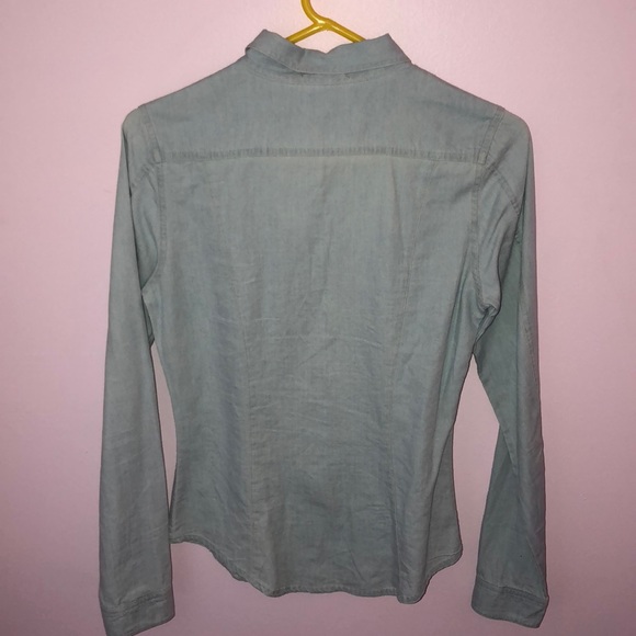 Denim Button-Up Shirt - Picture 2 of 2